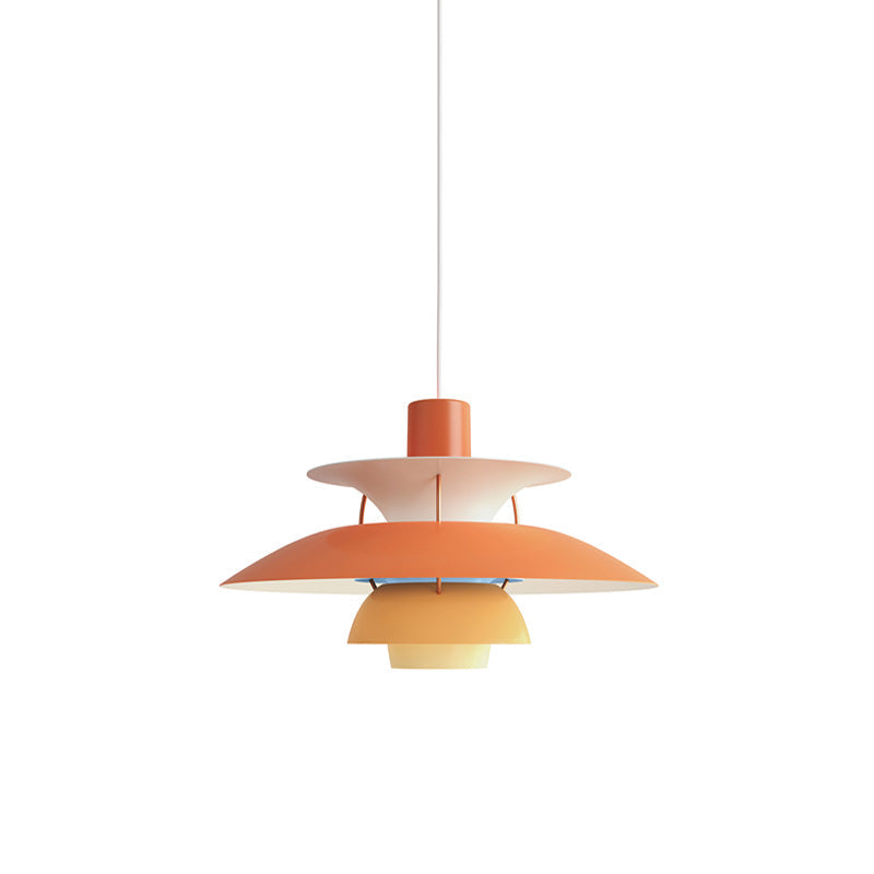 Pendant Light Metal E27 Layered Shade Dining Table Kitchen Island Scandinavian Hanging Ceiling Lamp | Thomler