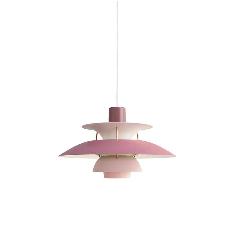 Pendant Light Metal E27 Layered Shade Dining Table Kitchen Island Scandinavian Hanging Ceiling Lamp | Thomler