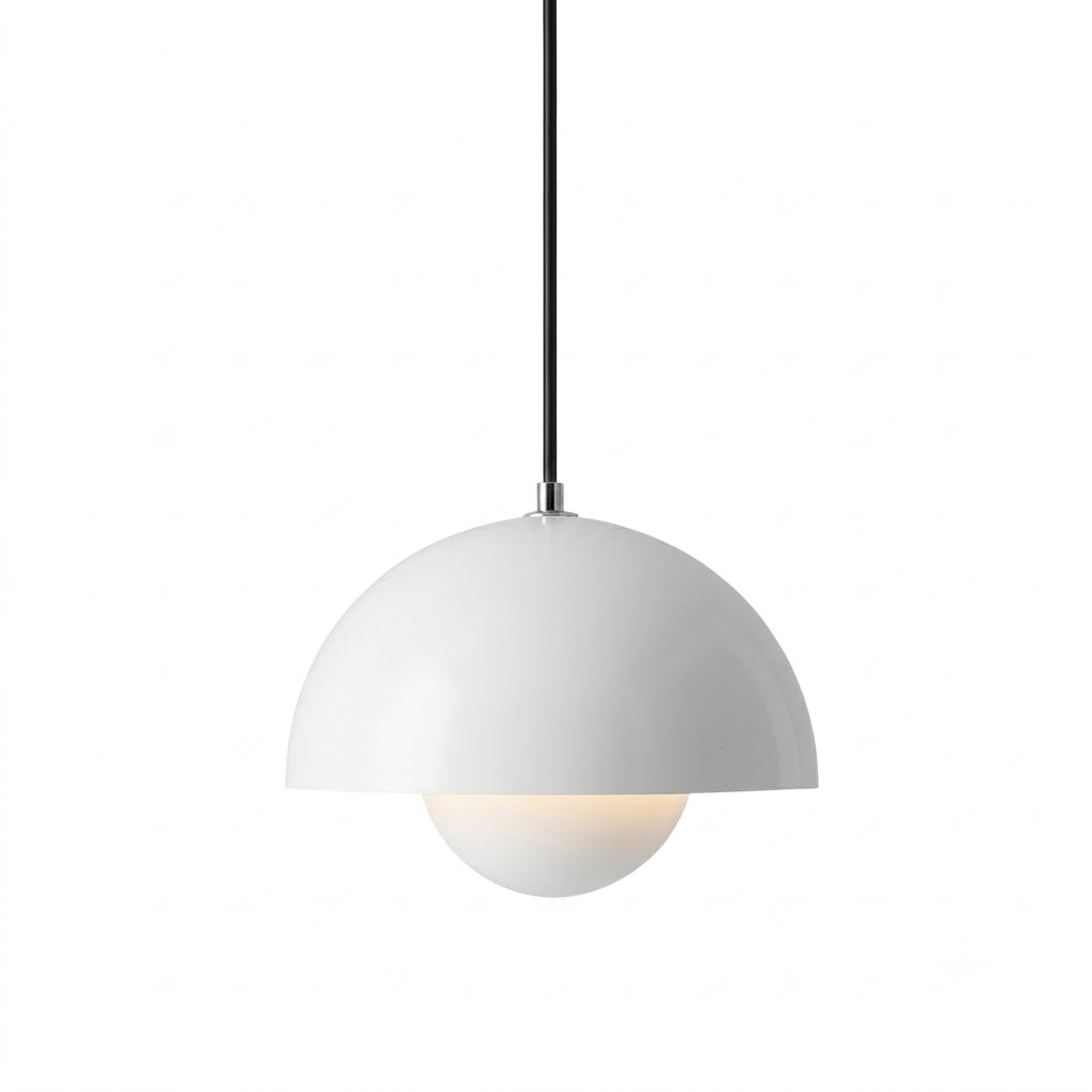 Hanging Planter Light Fixture with Built-In Pot for Indoor Plants & Modern Scandinavian Farmhouse Decor | Thomler