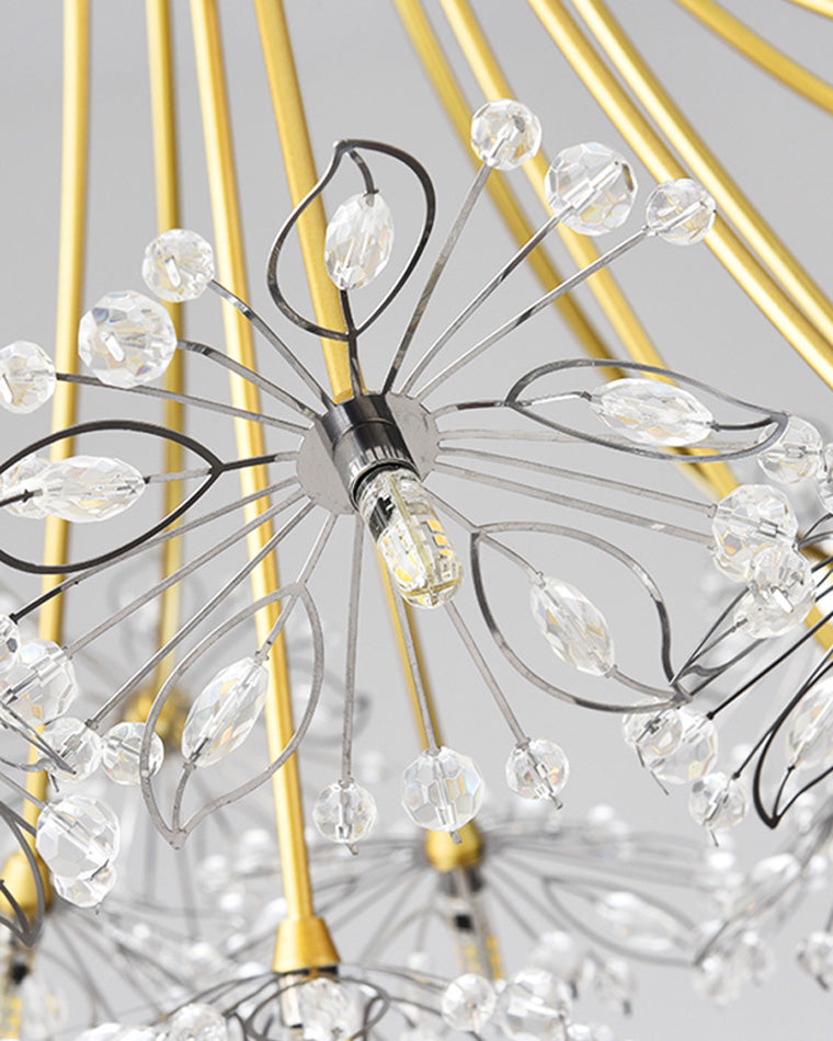 Chandelier Crystal 13 Lights 20.5 in Modern Living Room Dining Room Lighting Fixture | Thomler