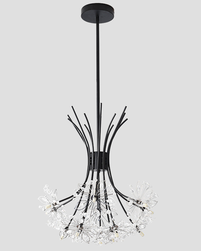 Chandelier Crystal 13 Lights 20.5 in Modern Living Room Dining Room Lighting Fixture | Thomler