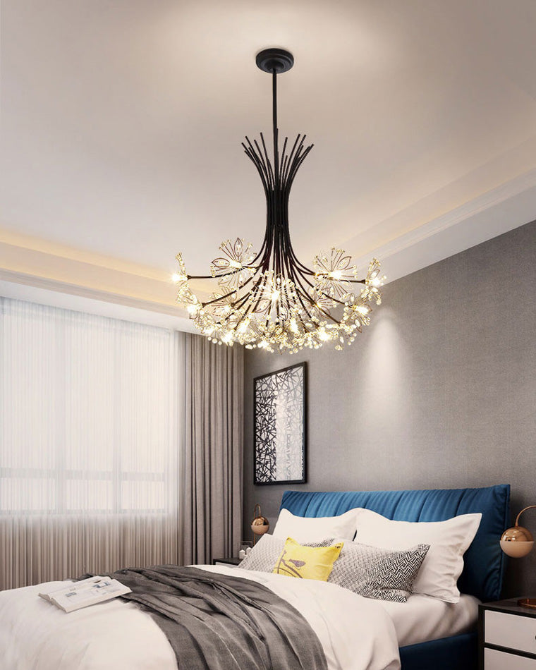 Chandelier Crystal 13 Lights 20.5 in Modern Living Room Dining Room Lighting Fixture | Thomler