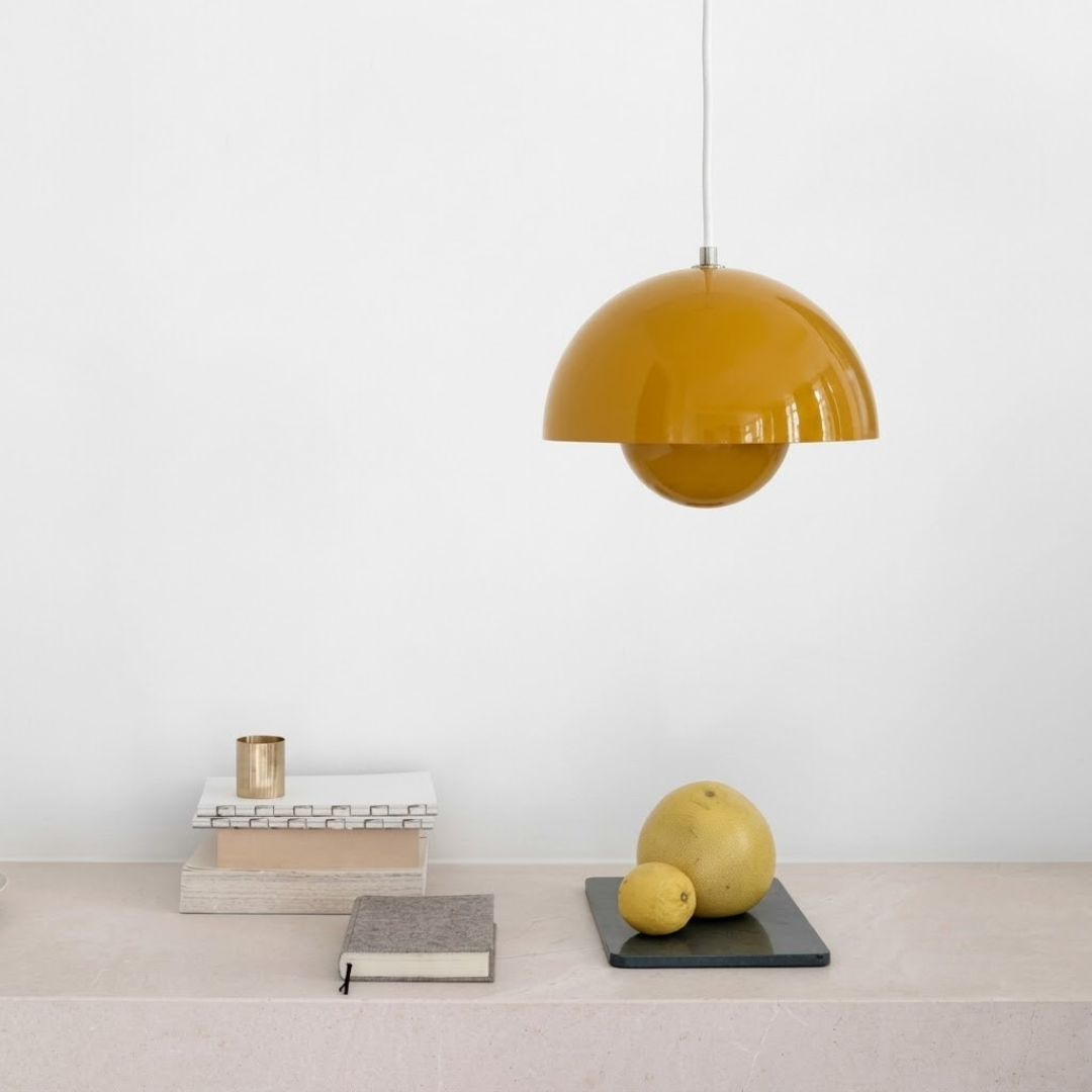 Hanging Planter Light Fixture with Built-In Pot for Indoor Plants & Modern Scandinavian Farmhouse Decor | Thomler