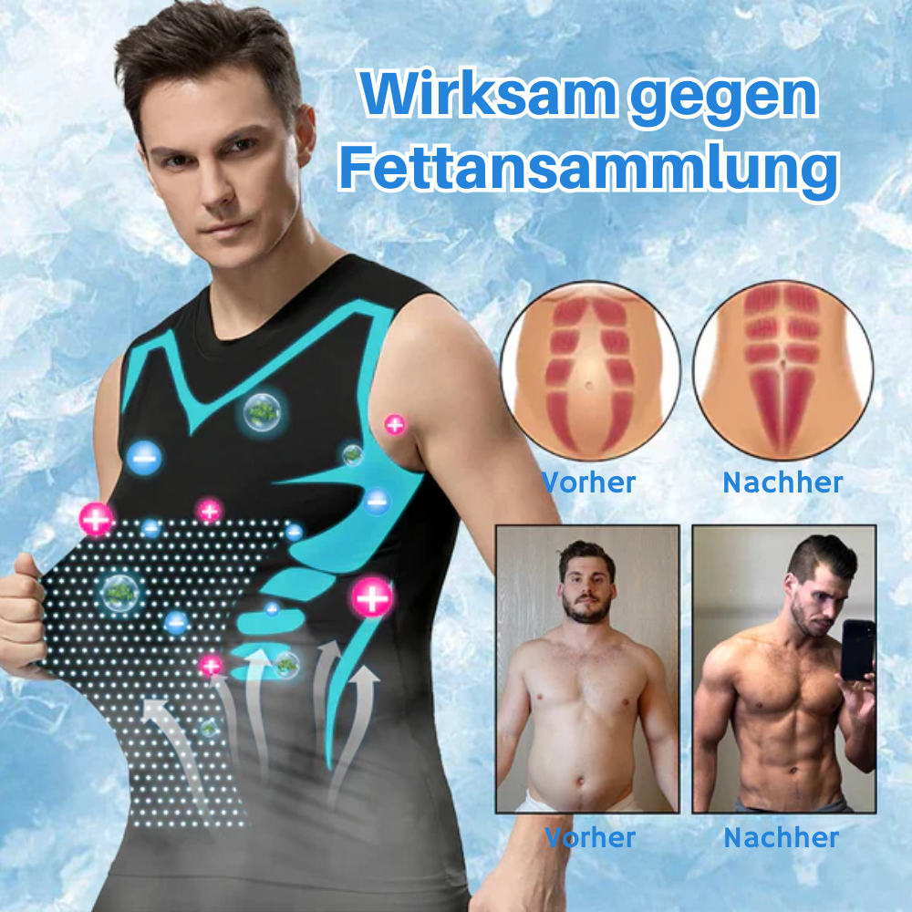 Men's Compression Undershirt for Smoothing Chest & Stomach | Invisible Slimming Tank for Gynecomastia | Posture Support Shapewear | Thomler