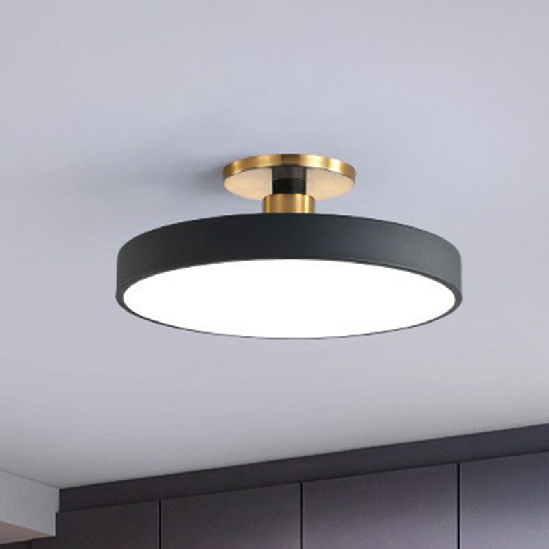 LED Ceiling Light Modern Acrylic Flush Mount for Kids Bedroom Nursery Playroom Round Minimalist Design 12 16 20 24 Inch Diameter Options | Thomler