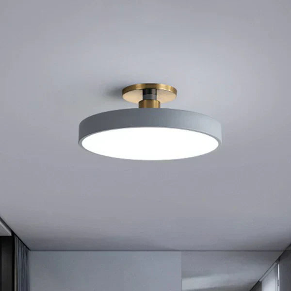 Ceiling Lamp Acrylic LED 60.0 cm Gold Modern Bedroom Living Room Flush Mount Light Scandinavian Lighting | Thomler