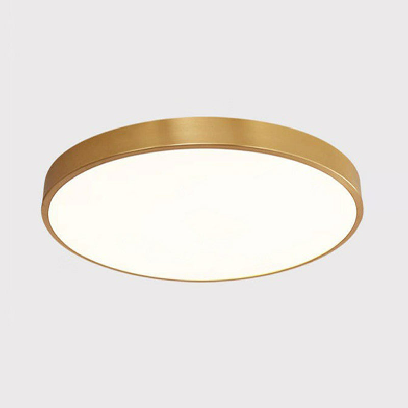 LED Ceiling Light Flush Mount Ultra-Slim Profile 2-Inch Low Profile Round Overhead Lighting Bedroom Modern Minimalist Scandinavian Design | Thomler