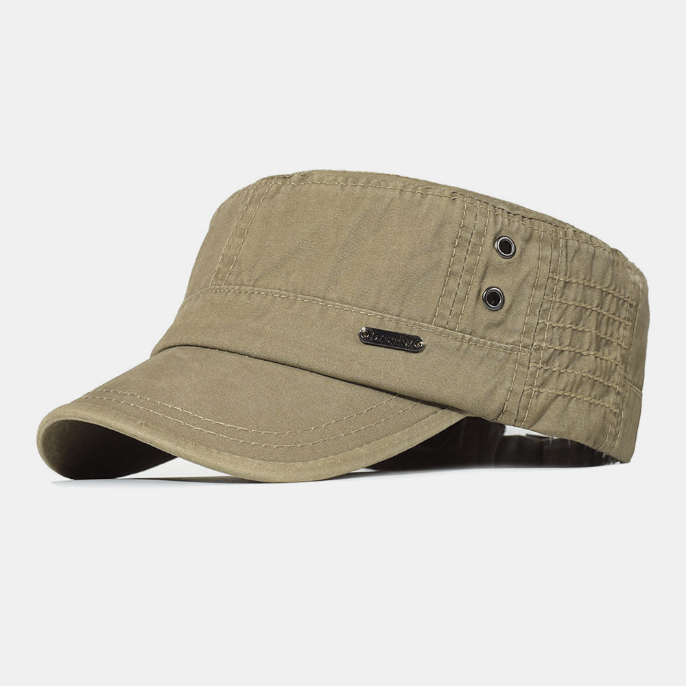 Men's Cotton Cadet Cap – Adjustable Tactical Military Field Hat with Ventilation for Everyday Outdoor Wear | Thomler