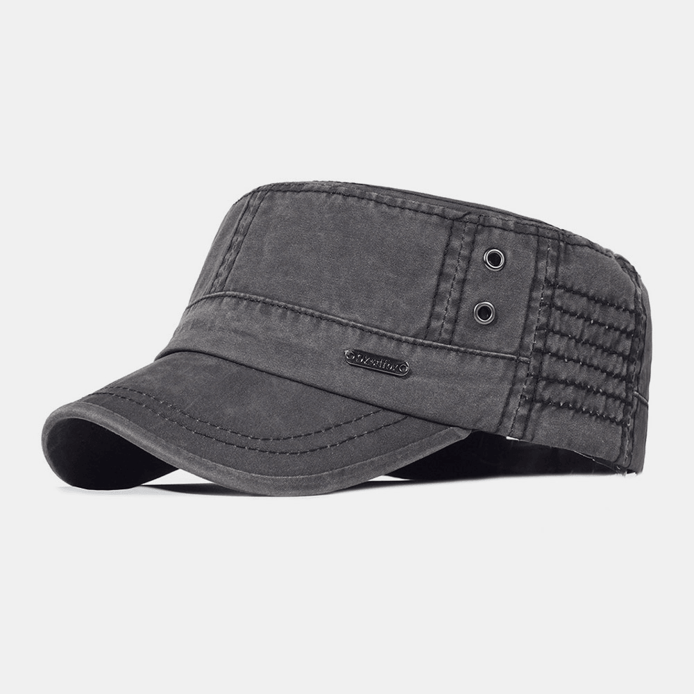 Men's Cotton Cadet Cap – Adjustable Tactical Military Field Hat with Ventilation for Everyday Outdoor Wear | Thomler
