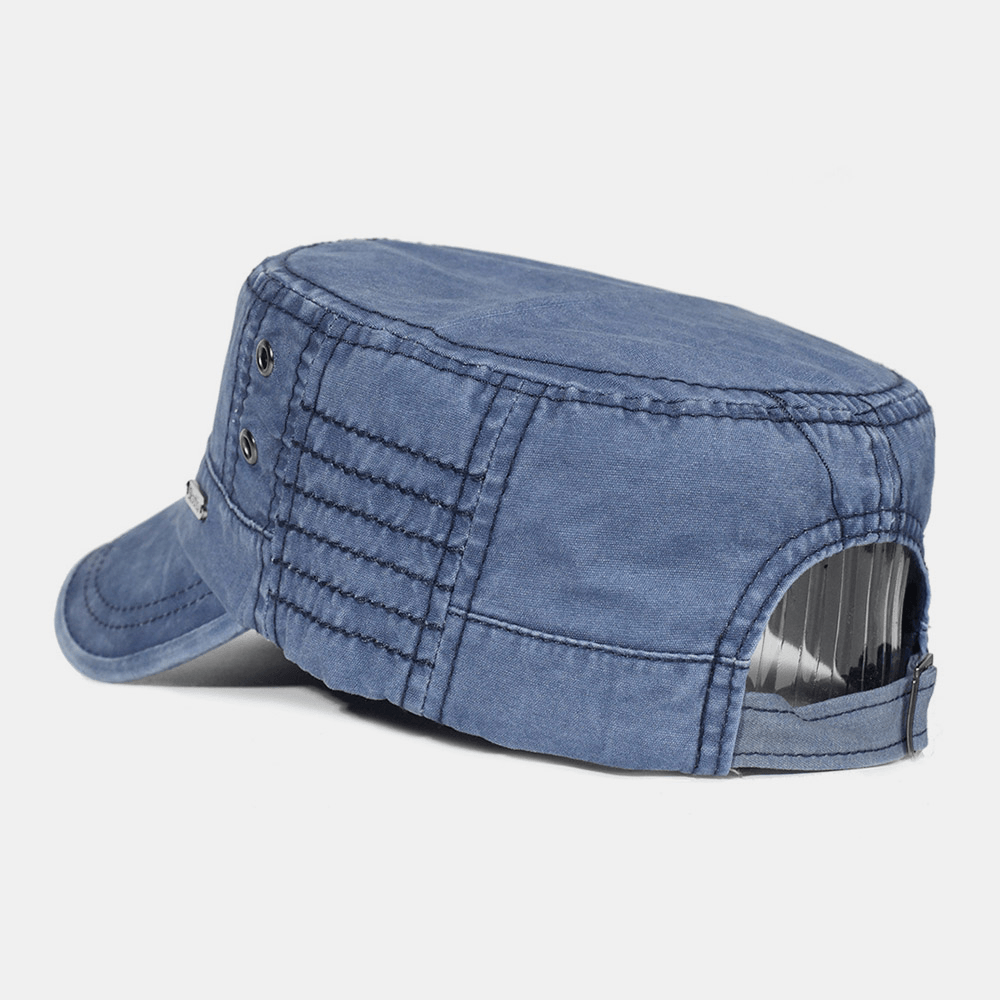 Men's Cotton Cadet Cap – Adjustable Tactical Military Field Hat with Ventilation for Everyday Outdoor Wear | Thomler
