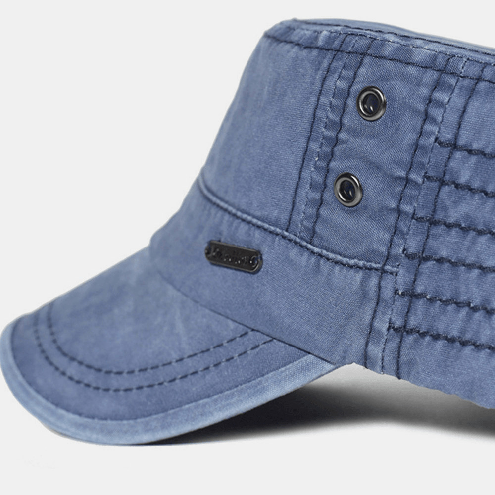Men's Cotton Cadet Cap – Adjustable Tactical Military Field Hat with Ventilation for Everyday Outdoor Wear | Thomler