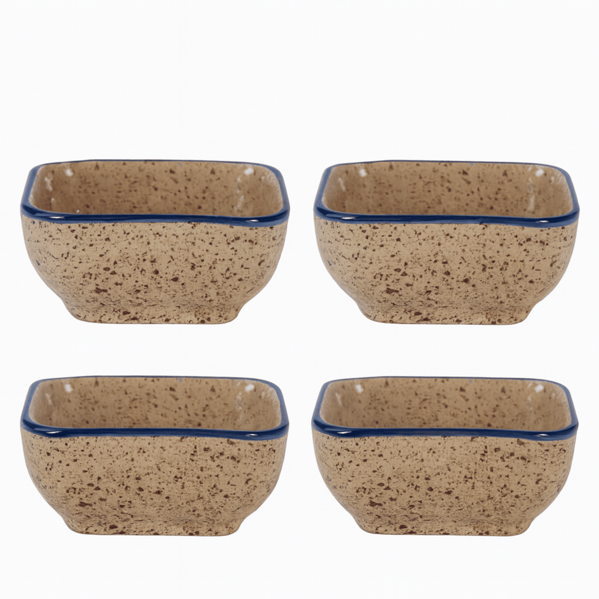 Porcelain Dipping Bowls – 4-Piece Asian-Inspired Condiment Set for Soy Sauce & Seasoning | Thomler