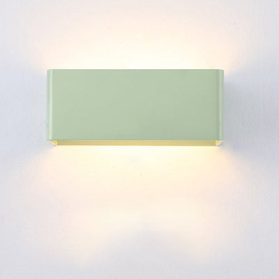 Wall Lamp Aluminium LED Up Down Indoor Hallway Bedroom Accent Lighting Modern Minimalist Sconce Black White | Thomler