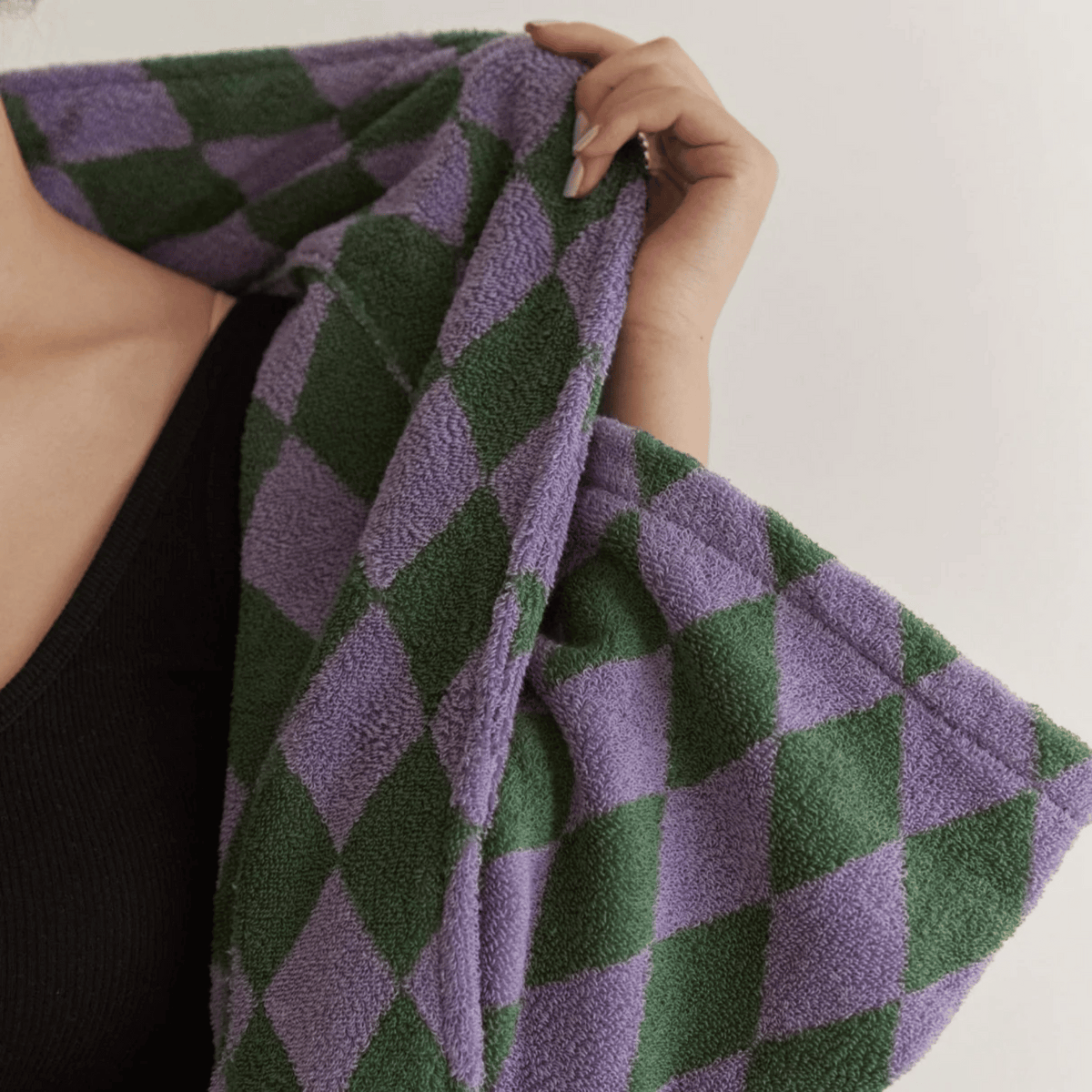 Heavyweight Jacquard Bath Robe – 100% Organic Cotton Spa-Quality Wrap for Men & Women | Thomler