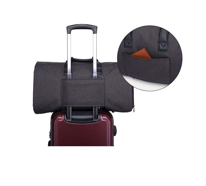 Convertible Garment Duffel Bag with Shoe Compartment for Business Travel & Weekends, Hanging Suit Carrier | Thomler
