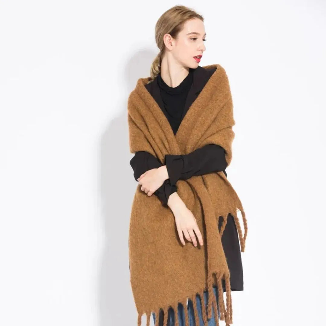 Premium Cashmere Winter Scarf – Ultra-Soft Oversized Wrap for Women, 10 Colors, 94 Inch Length | Thomler