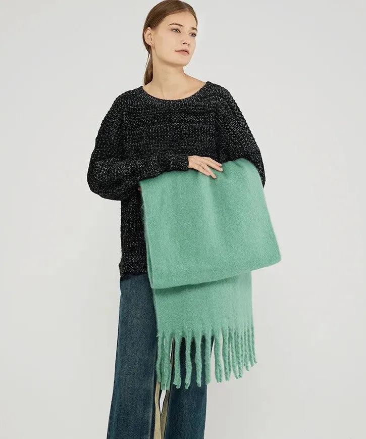 Premium Cashmere Winter Scarf – Ultra-Soft Oversized Wrap for Women, 10 Colors, 94 Inch Length | Thomler