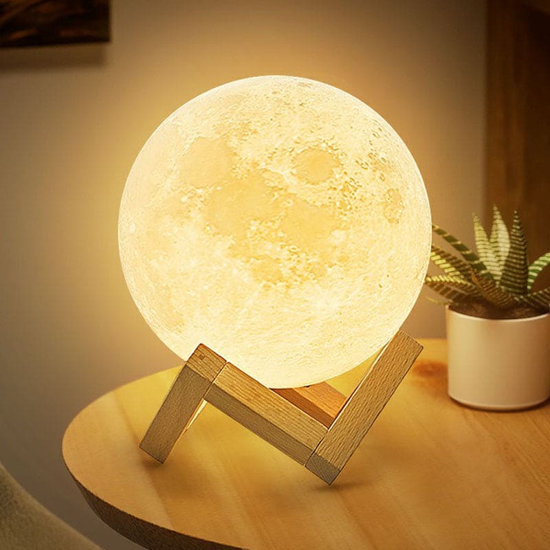 Crescent Sphere Touch-Dimming LED Desk Lamp for Bedroom, Office & Living Room | Thomler