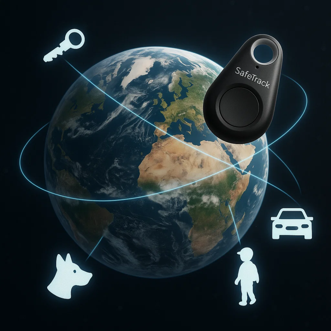 GPS Tracker Compact Real Time Geofencing iOS Android Children Pets Luggage Vehicle Location Tag | Thomler