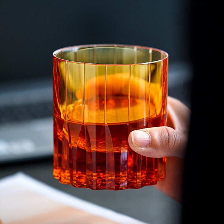 Hand-Cut Crystal Whisky Tumbler with Diamond Facets in Presentation Box for Bourbon, Scotch & Cocktails | Thomler