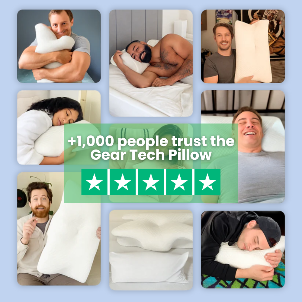 Contoured Memory Foam Sleep Pillow for Airway Support and Neck Alignment – Dual Height for Side and Back Sleepers, Breathable Mesh Cover | Thomler