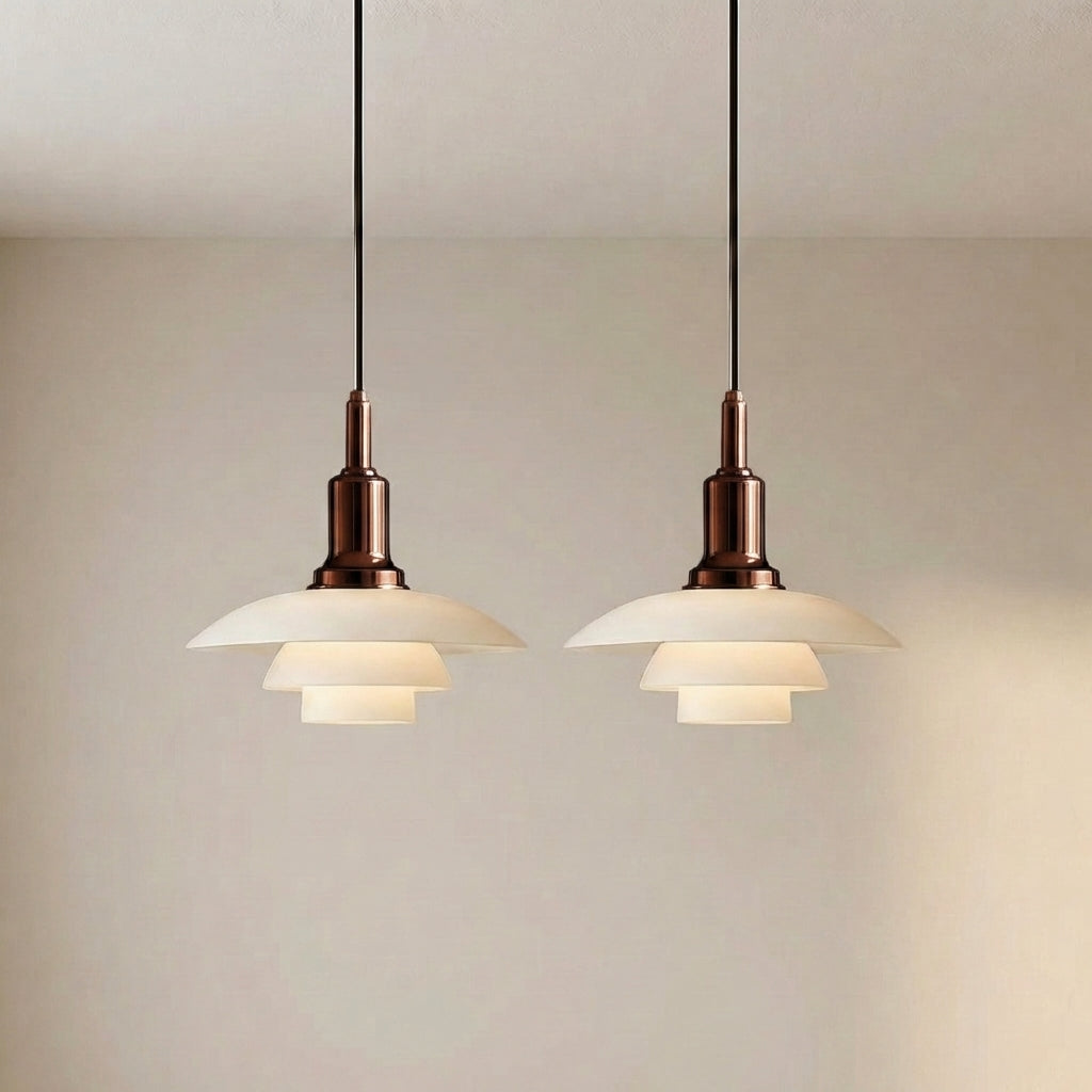 Modern Multi-Head Pendant Light – Adjustable Glass & Metal Ceiling Fixture for Dining Room, Kitchen Island & Living Spaces | Thomler