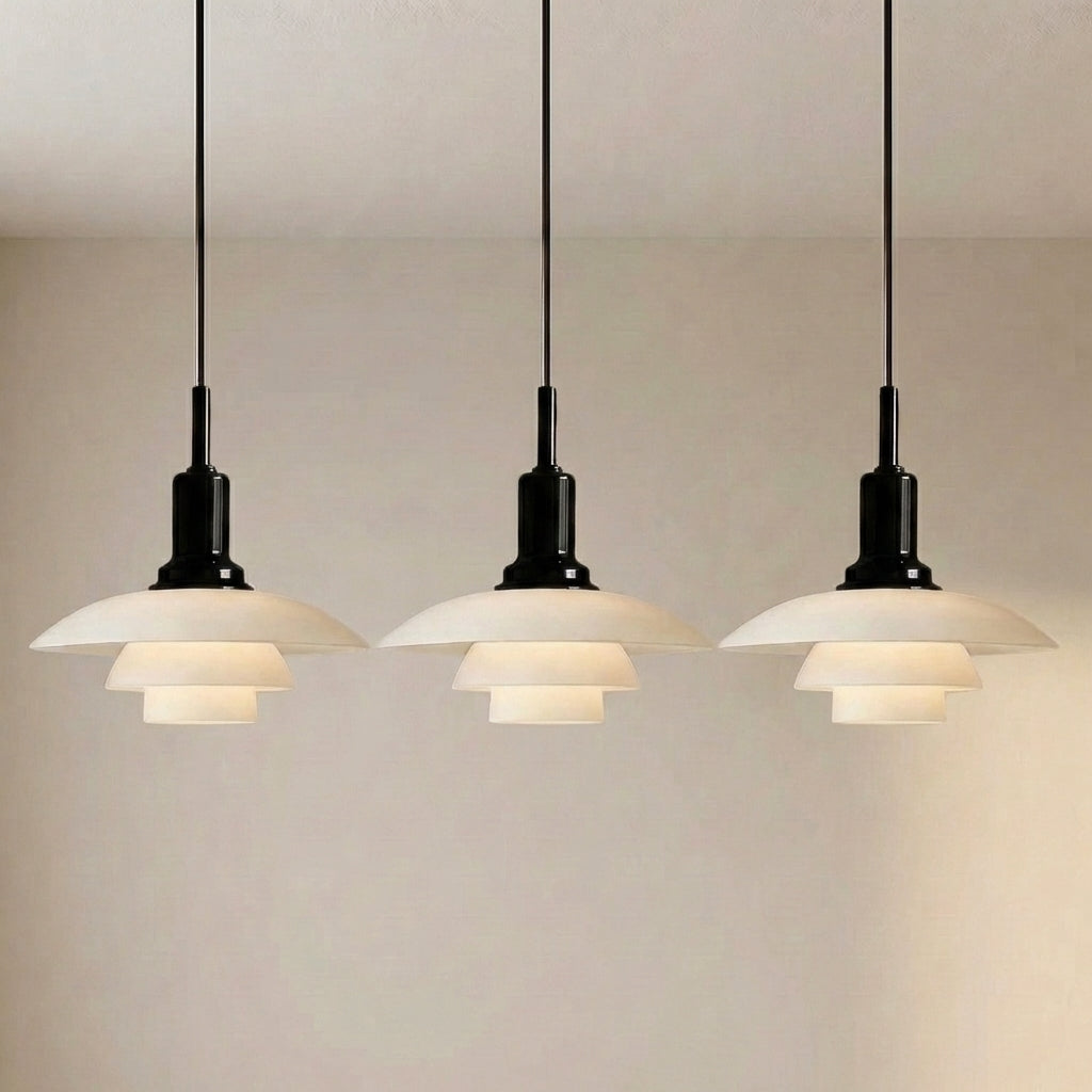 Modern Multi-Head Pendant Light – Adjustable Glass & Metal Ceiling Fixture for Dining Room, Kitchen Island & Living Spaces | Thomler