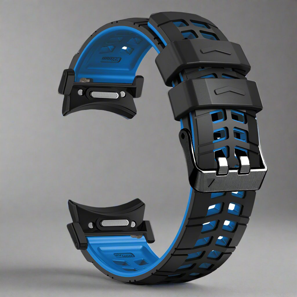 Flexible Silicone Galaxy Watch Ultra Band – Sport Strap for 47mm Ultra, Ultra 2 & 2025 Models – Adjustable Buckle Replacement Wristband | Thomler