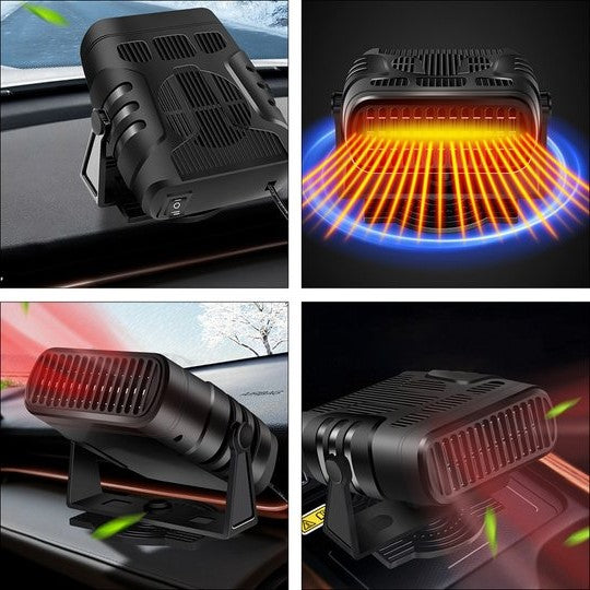 12-Volt Plug-In Vehicle Climate Control with Defrost & Fan Modes for Year-Round Comfort | Thomler