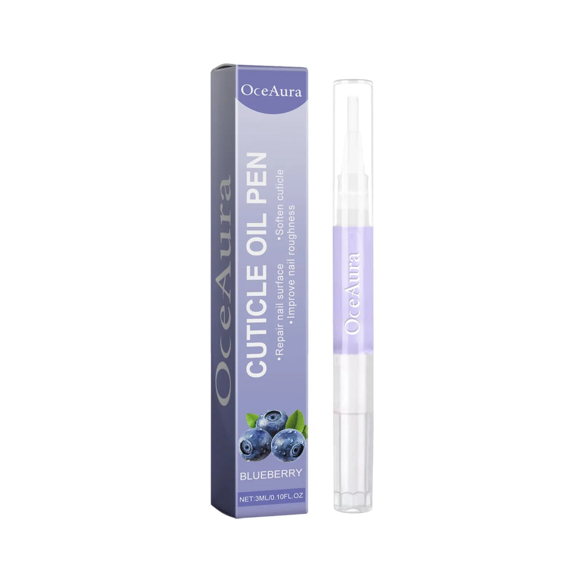 3-in-1 Cuticle Oil Pen with Brush Applicator for Nail Strengthening & Hydration, Softens Dry Cuticles, Brightens Nails | Thomler
