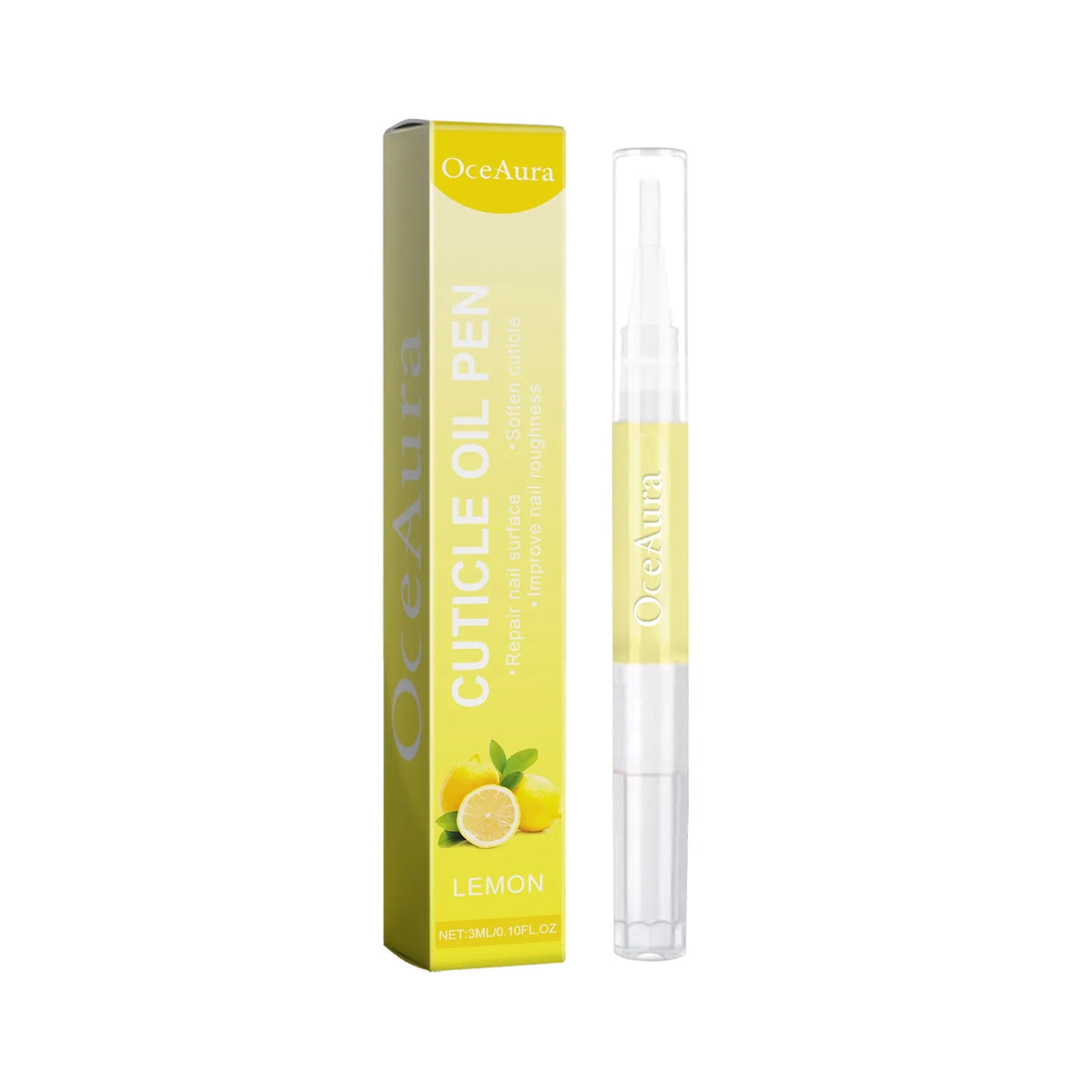 3-in-1 Cuticle Oil Pen with Brush Applicator for Nail Strengthening & Hydration, Softens Dry Cuticles, Brightens Nails | Thomler