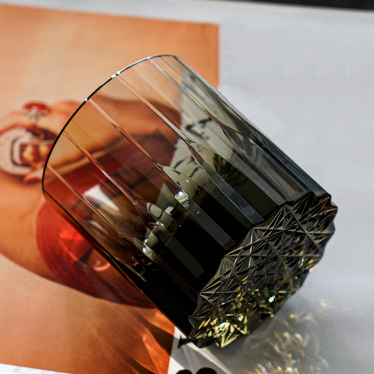 Hand-Cut Crystal Whisky Tumbler with Diamond Facets in Presentation Box for Bourbon, Scotch & Cocktails | Thomler