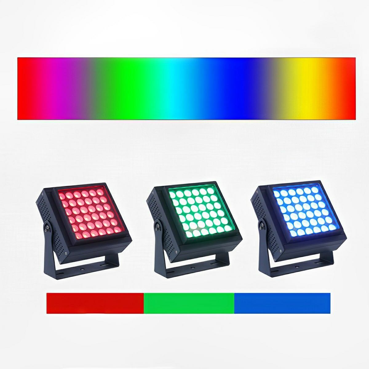 Industrial LED Garden Uplight for Trees and Landscaping – 110V Color-Changing Outdoor Fixture | Thomler