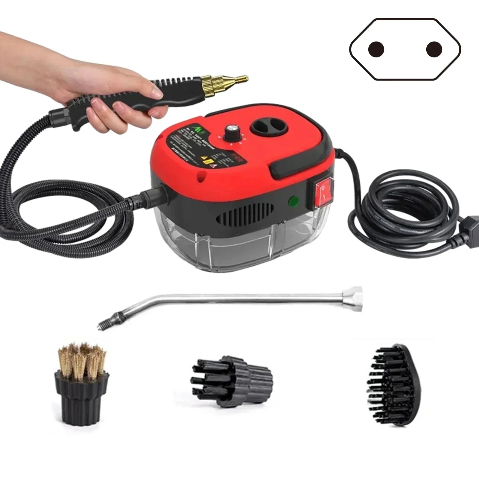 High-Pressure Steam Cleaner with 6 Adjustable Settings for Kitchen, Bathroom, Appliances, and Whole Home Deep Cleaning | Thomler
