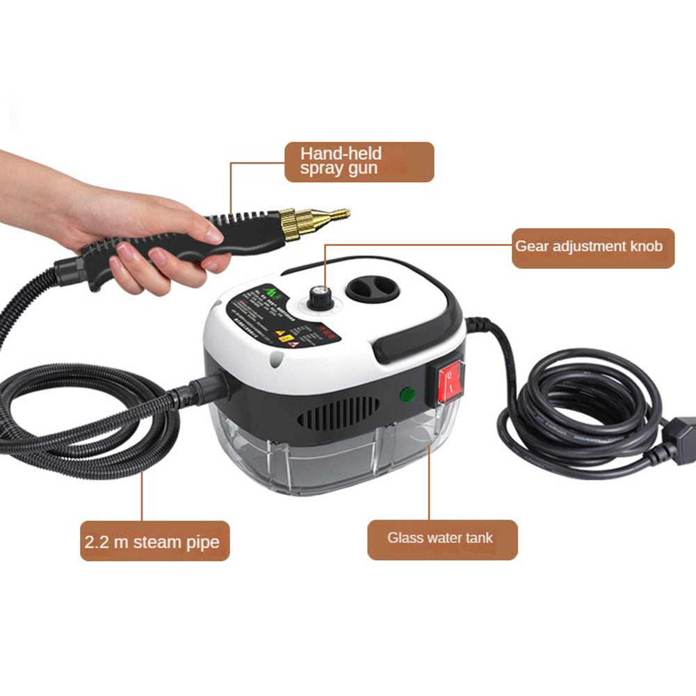 High-Pressure Steam Cleaner with 6 Adjustable Settings for Kitchen, Bathroom, Appliances, and Whole Home Deep Cleaning | Thomler