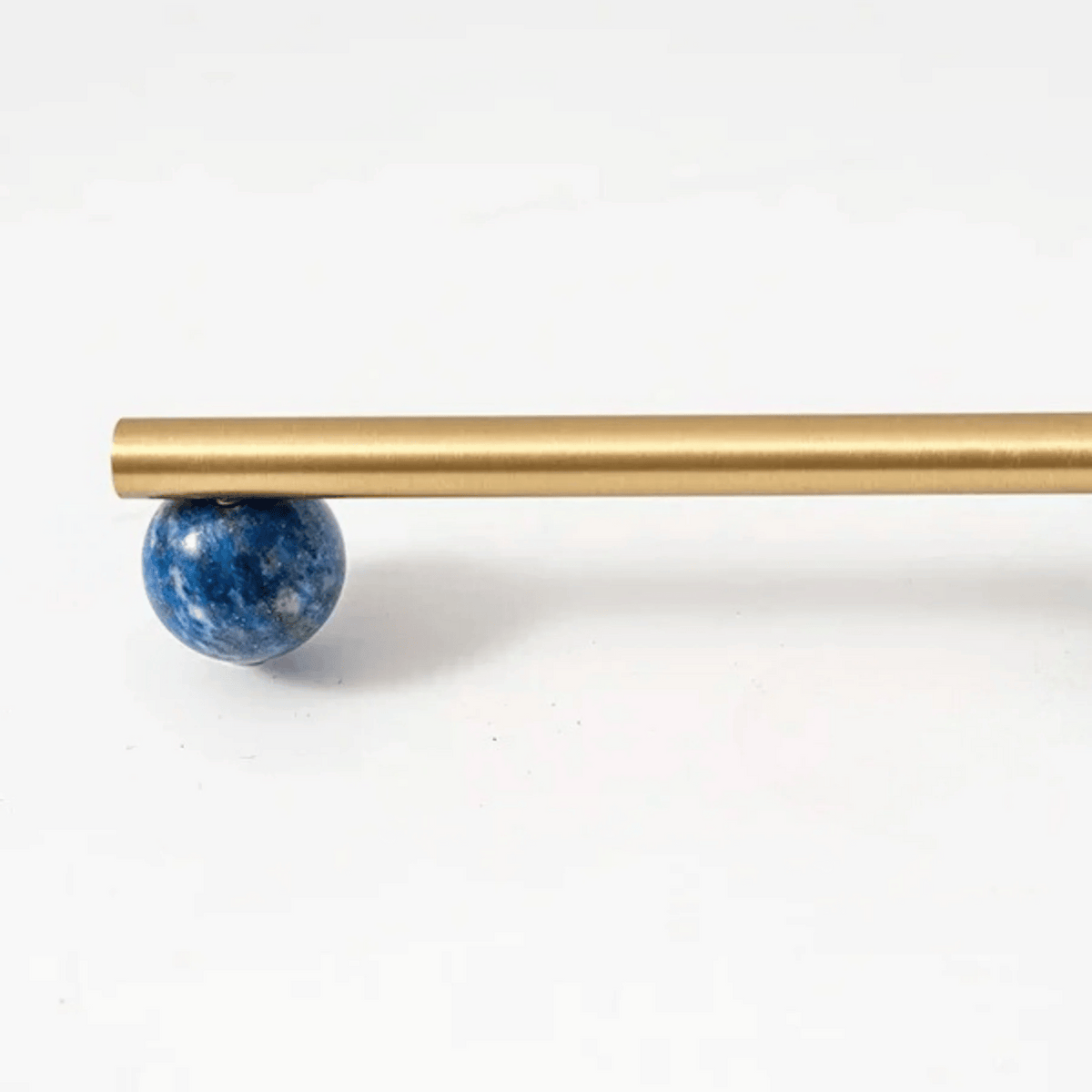 Natural Stone & Metal Cabinet Pull – Contemporary Scandinavian Hardware for Drawers & Doors | Thomler