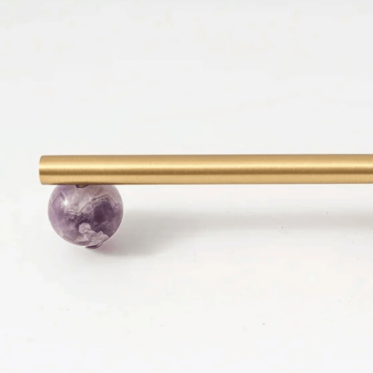 Natural Stone & Metal Cabinet Pull – Contemporary Scandinavian Hardware for Drawers & Doors | Thomler