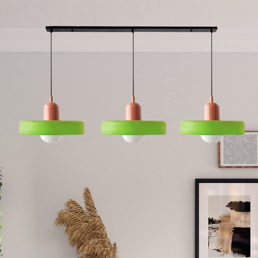 Pendant Light Glass Shade 30.0 cm Bedroom Bedside Hanging Lamp Modern Minimalist Nordic Style Adjustable Ceiling Light | Thomler