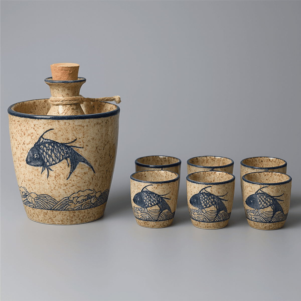 Handcrafted Porcelain Beverage Server with Traditional Design for Wine & Liquor | Thomler