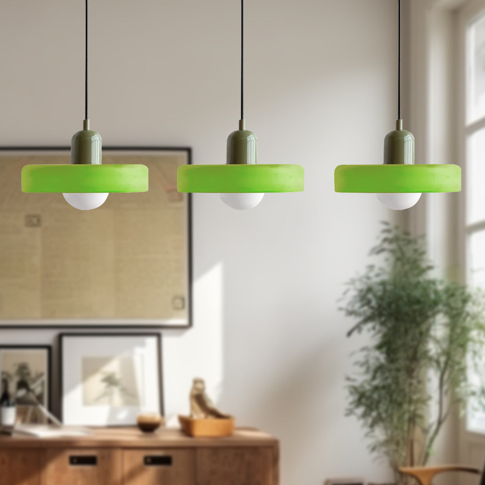 Pendant Light Glass Shade 30.0 cm Bedroom Bedside Hanging Lamp Modern Minimalist Nordic Style Adjustable Ceiling Light | Thomler