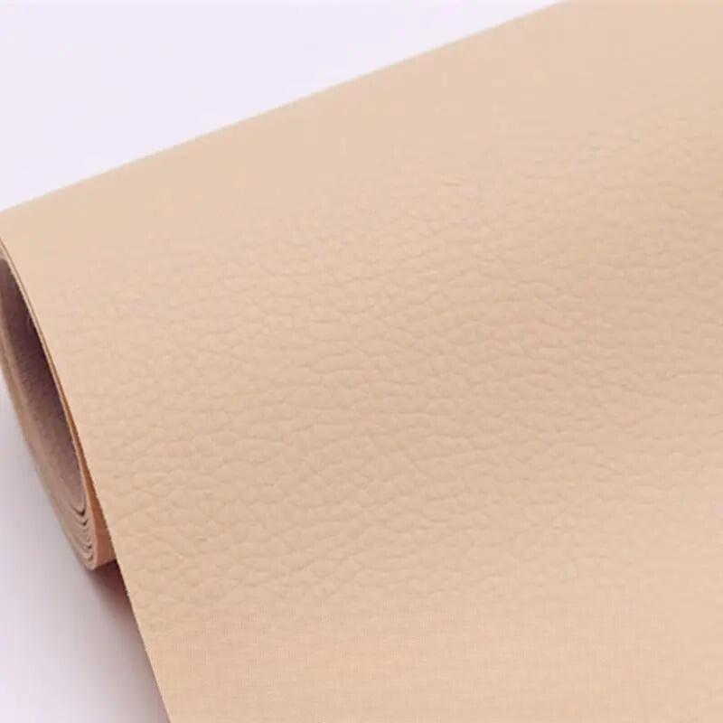 Peel-and-Stick Leather Repair Patches for Furniture, Car Seats & Bags – Cut-to-Fit, Waterproof Vinyl Sheet 20×54 in | Thomler