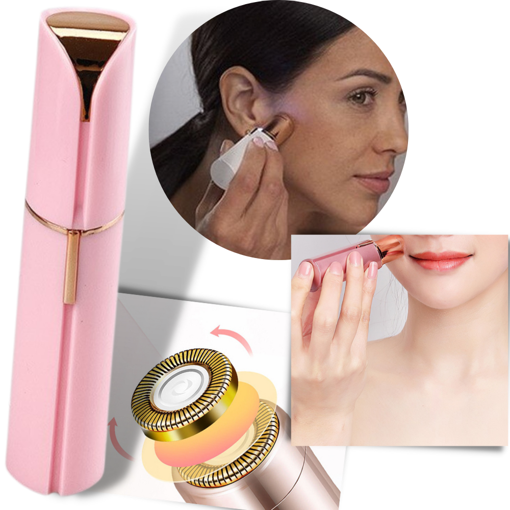 Compact Battery-Powered Hair Trimmer for Face & Body – Gentle Touch-Up Tool with LED Light | Thomler