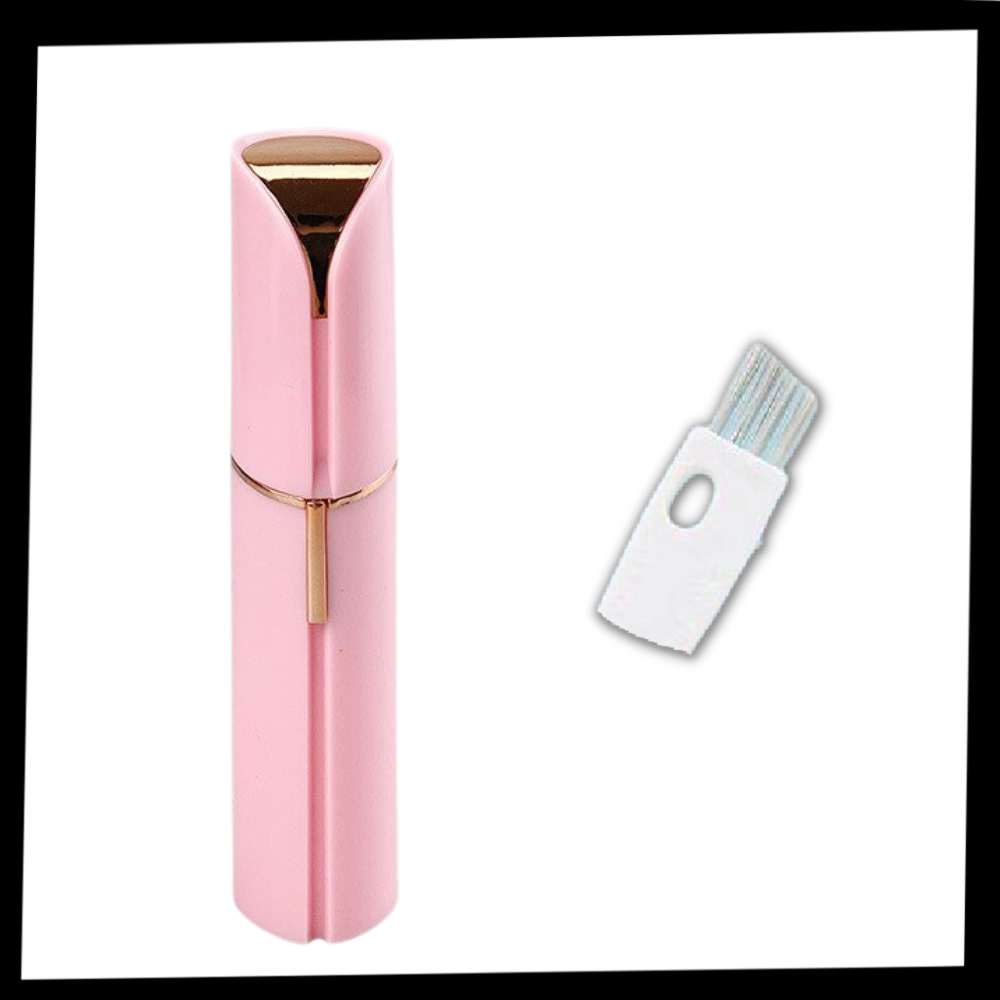 Compact Battery-Powered Hair Trimmer for Face & Body – Gentle Touch-Up Tool with LED Light | Thomler