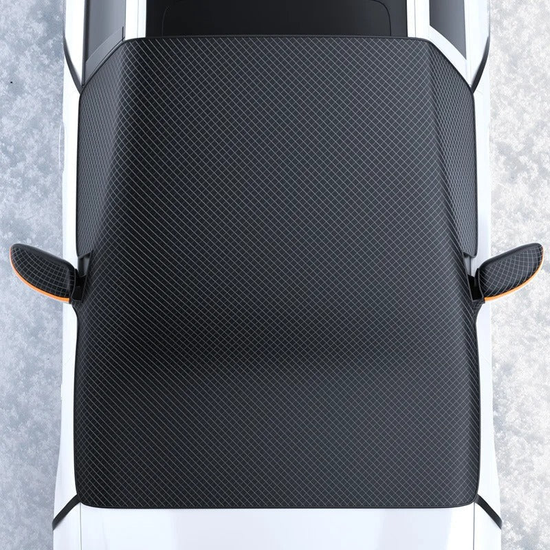Magnetic Windshield Snow Cover for Cars – All-Season Protection from Ice, Frost & Sun – Easy Install with Built-In Magnets | Thomler