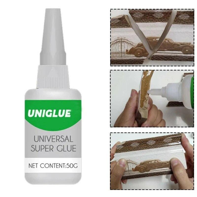 Industrial-Strength Adhesive for Glass, Ceramic, Plastic, Leather & More – Fast-Drying All-Purpose Bonding Solution for Household Repairs | Thomler