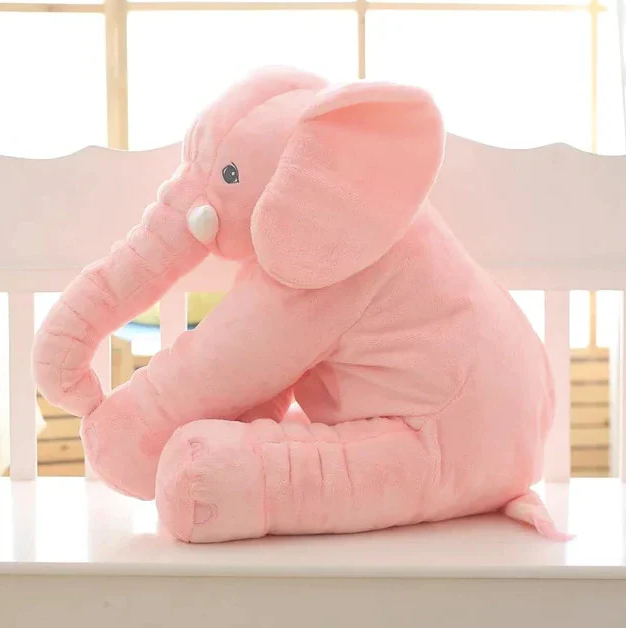 Plush Elephant Cushion Toy for Babies & Toddlers – Soft Nursery Decor – Nursery Accent Pillow for Kids Bedroom Playroom – Large Stuffed Anim | Thomler