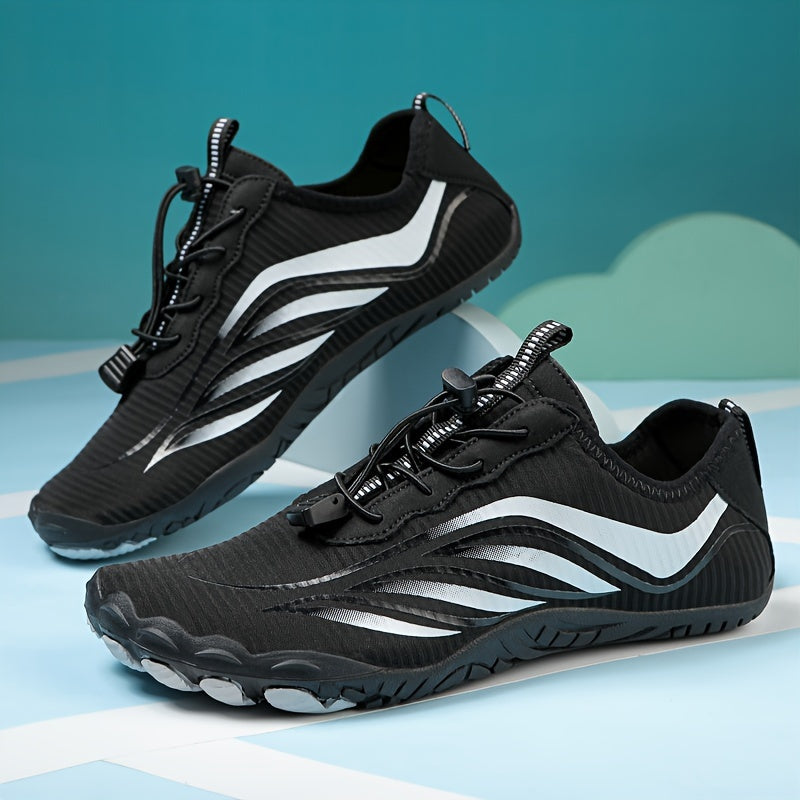 Quick-Dry Water Shoes with Five-Toe Design – Mesh Barefoot Aqua Footwear for Swimming, Hiking & Beach Sports | Thomler