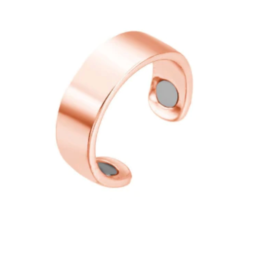 Adjustable Magnetic Wellness Ring for Daily Comfort & Balance – Metal Therapy Band for Fingers, Flexible Fit, Everyday Wear, Holistic | Thomler