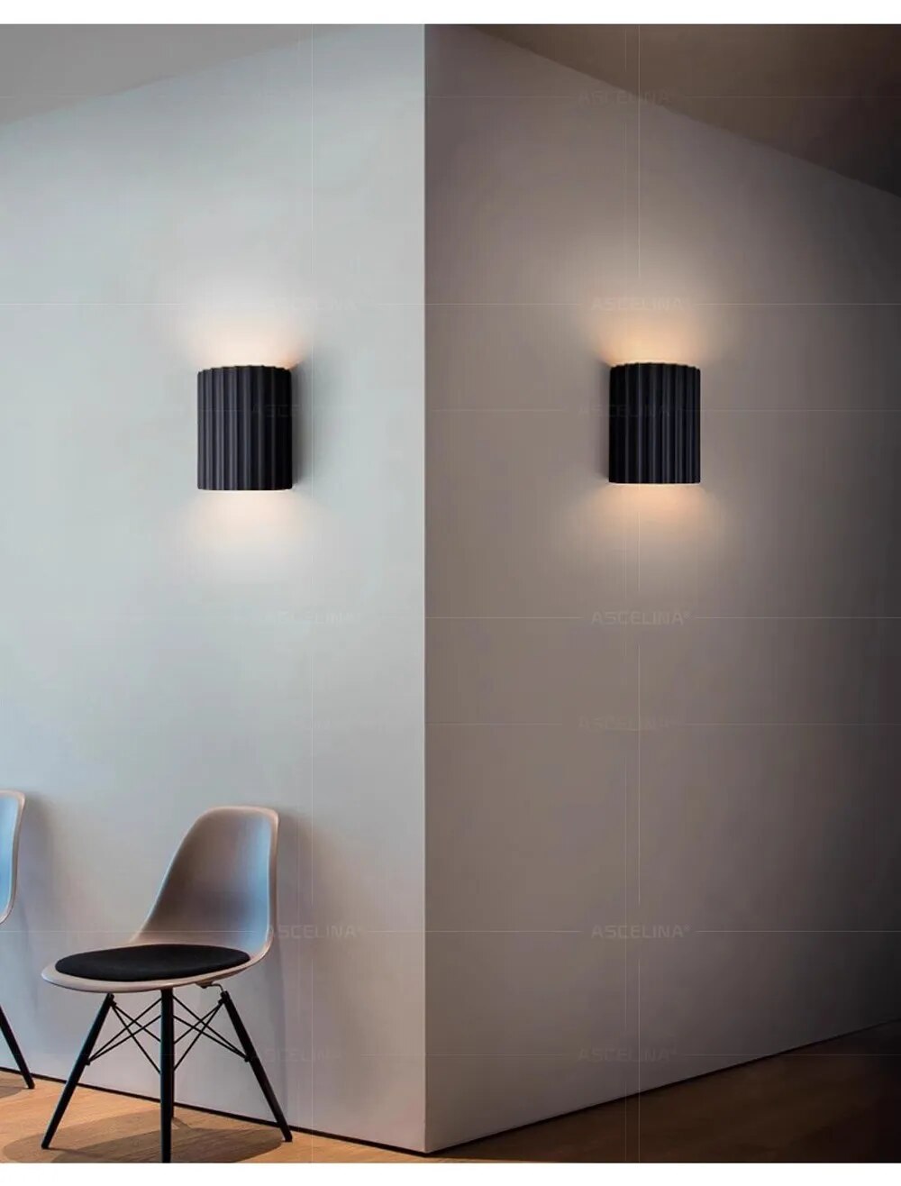 Contemporary Resin Sculpture Sconce with LED Illumination for Home – 5.5×3.1×6.5 in | Thomler