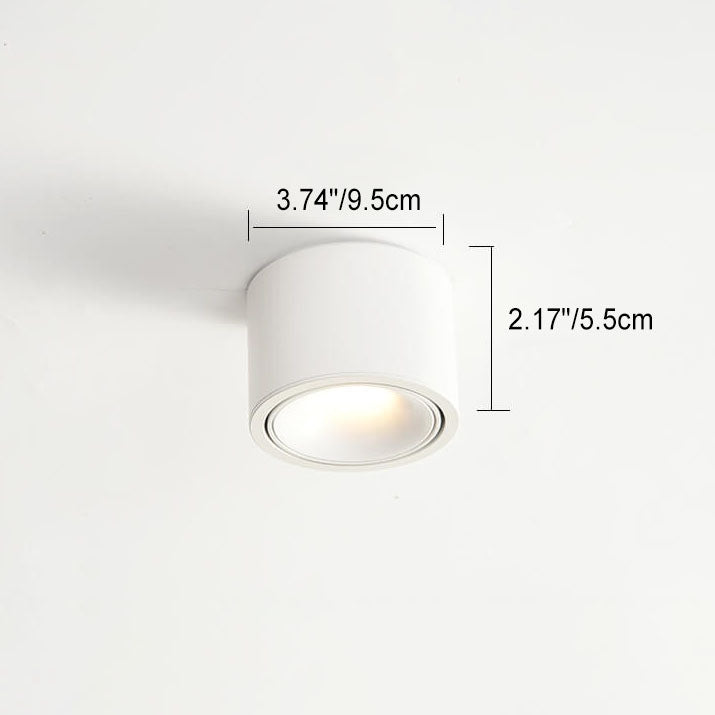 Swivel-Head LED Ceiling Spotlight in Aluminum Housing with Flush-Mount Design for Bedrooms, Kitchens & Hallways | Thomler